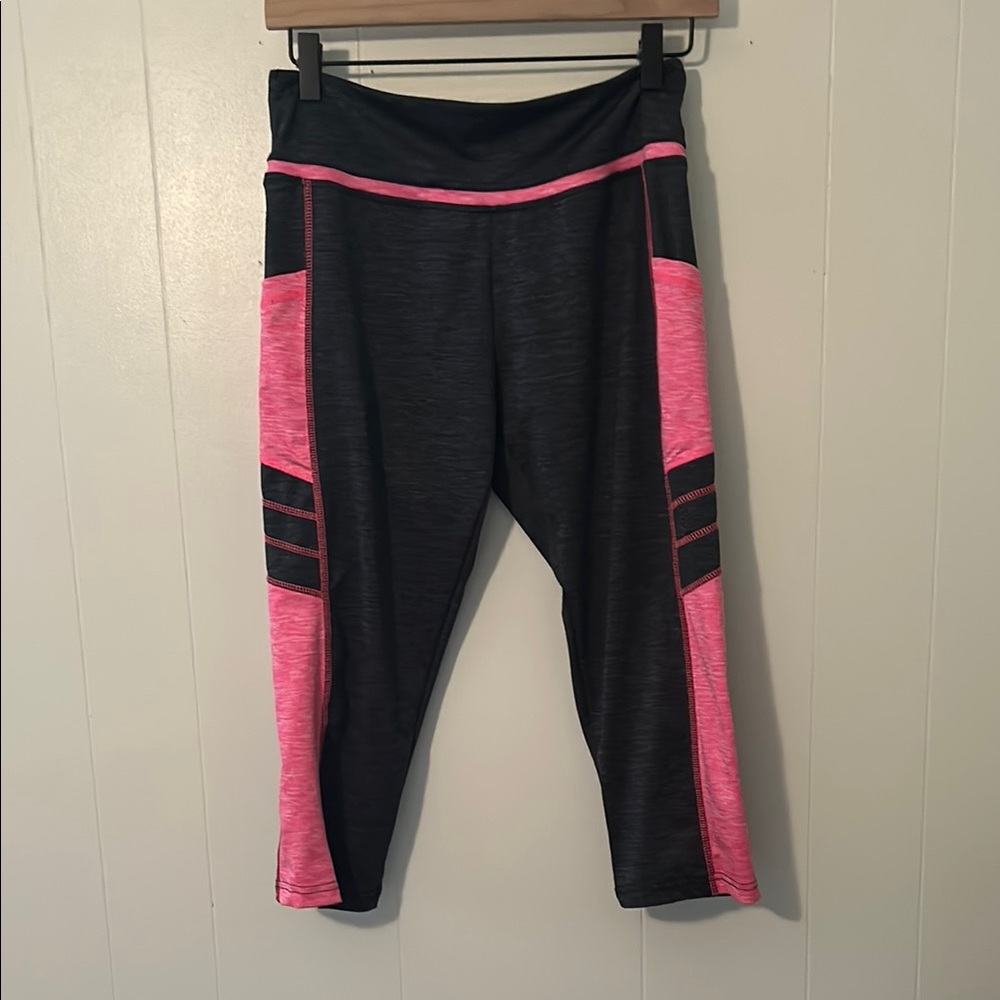 Black and Pink Athletic Leggings